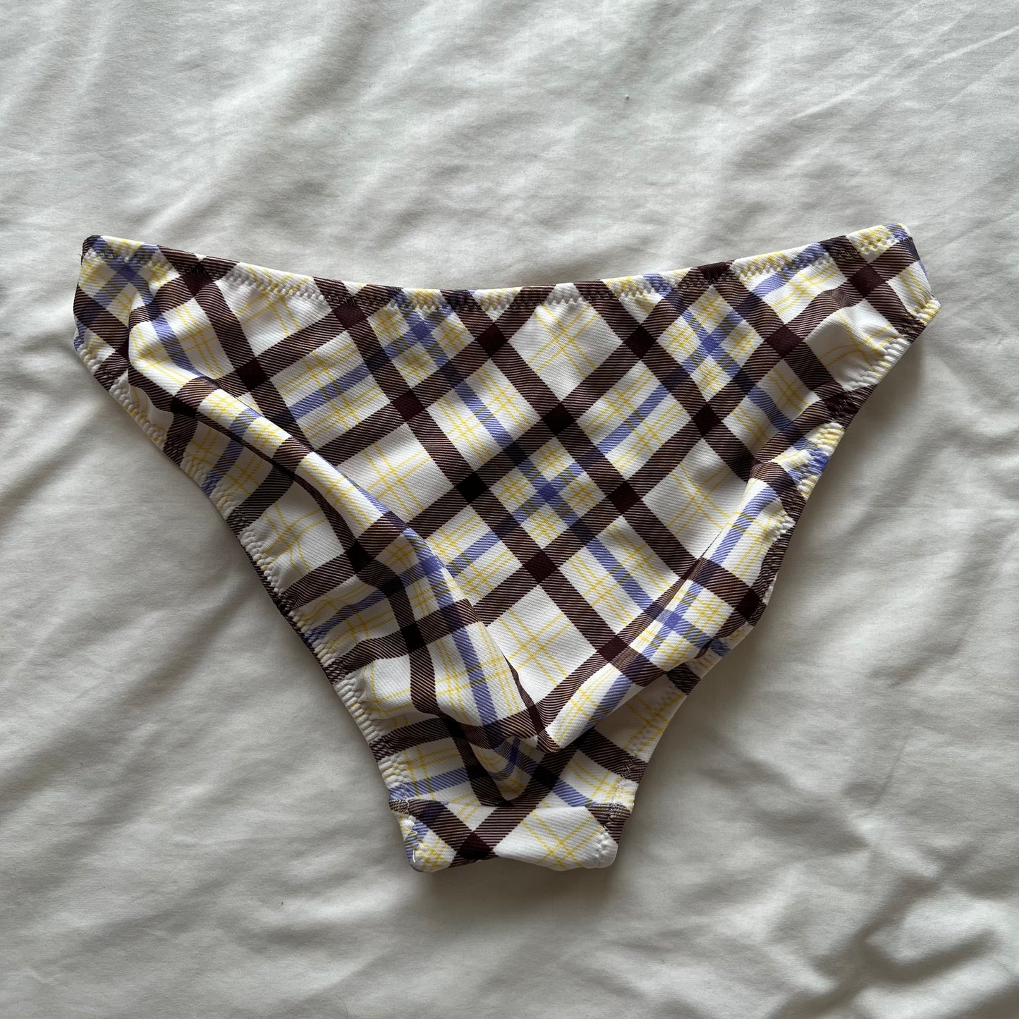 Plaid bikini set