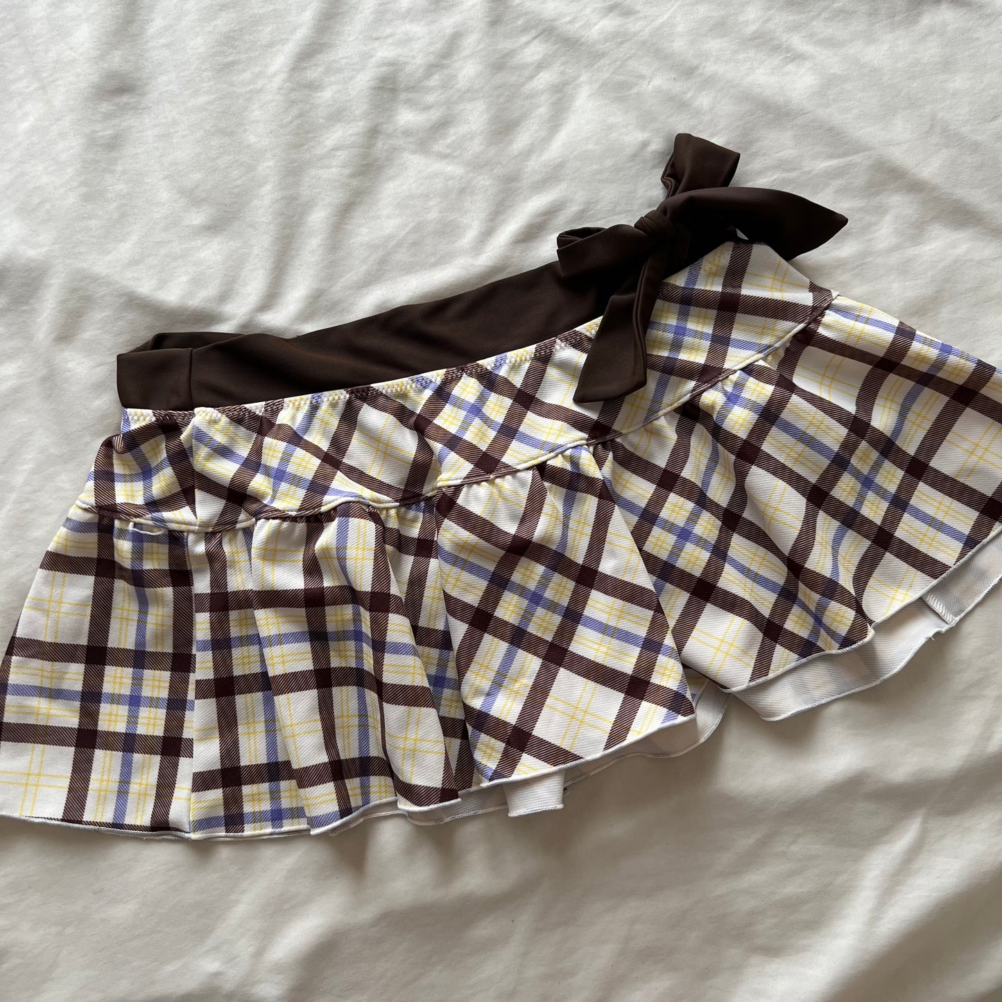 Plaid bikini set