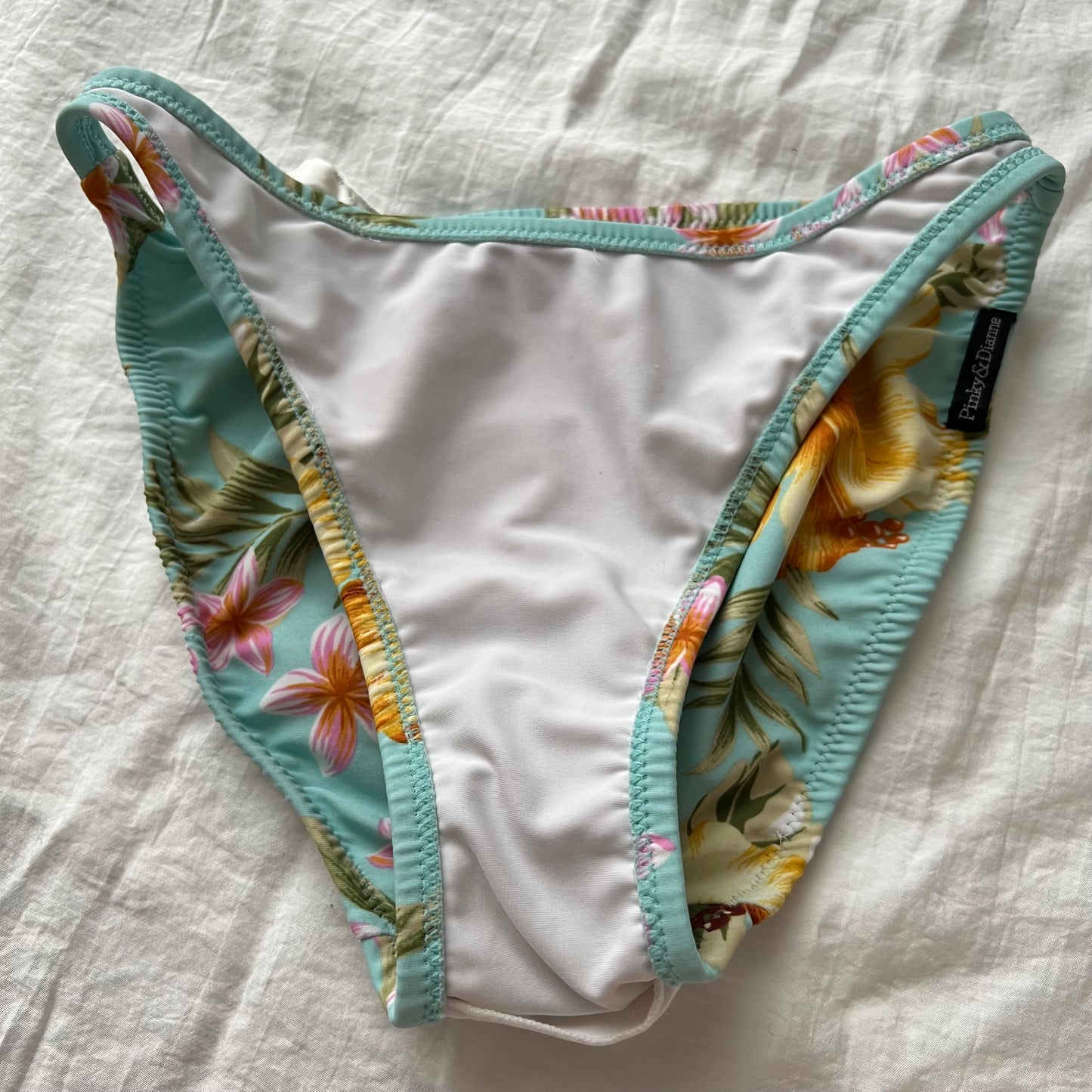 Blue Floral bikini set