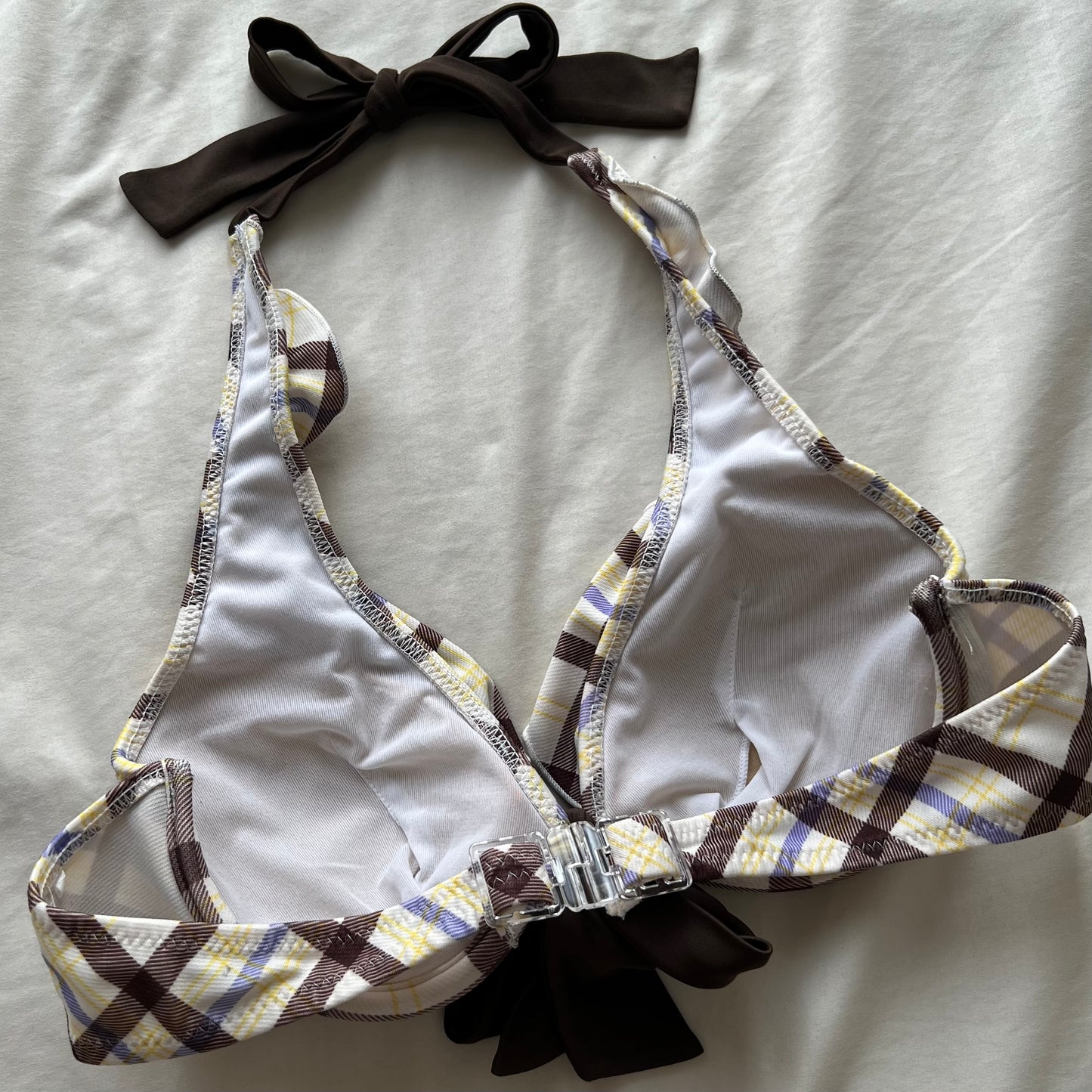Plaid bikini set