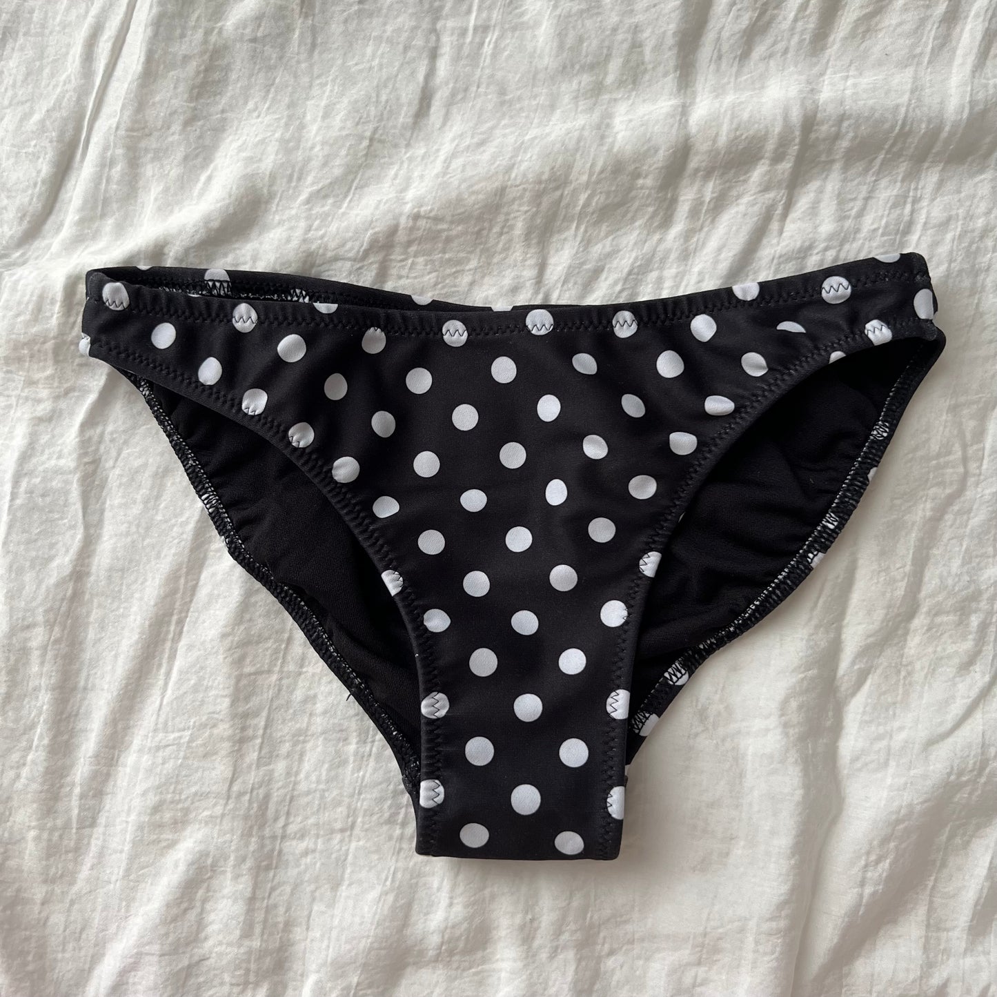Black glittery bikini set