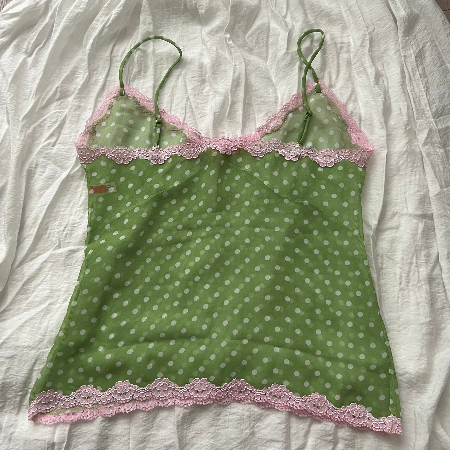 Pink and Green Camisole