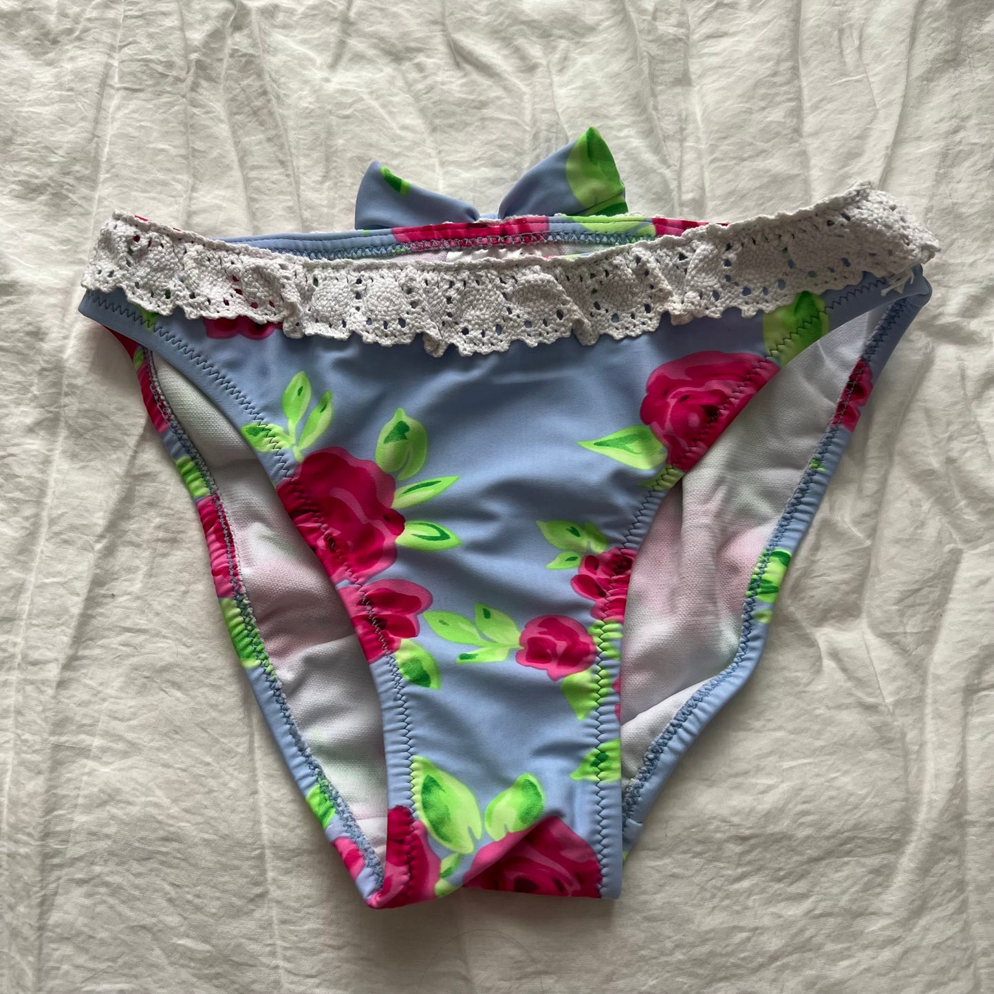 7S Light Floral lace bikini set