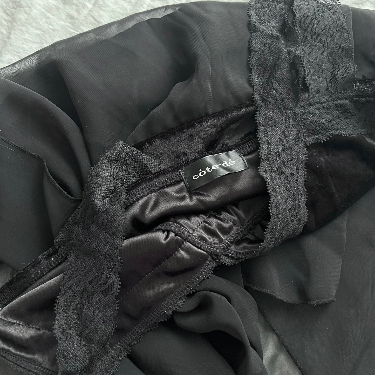 Black fairy lace cami
