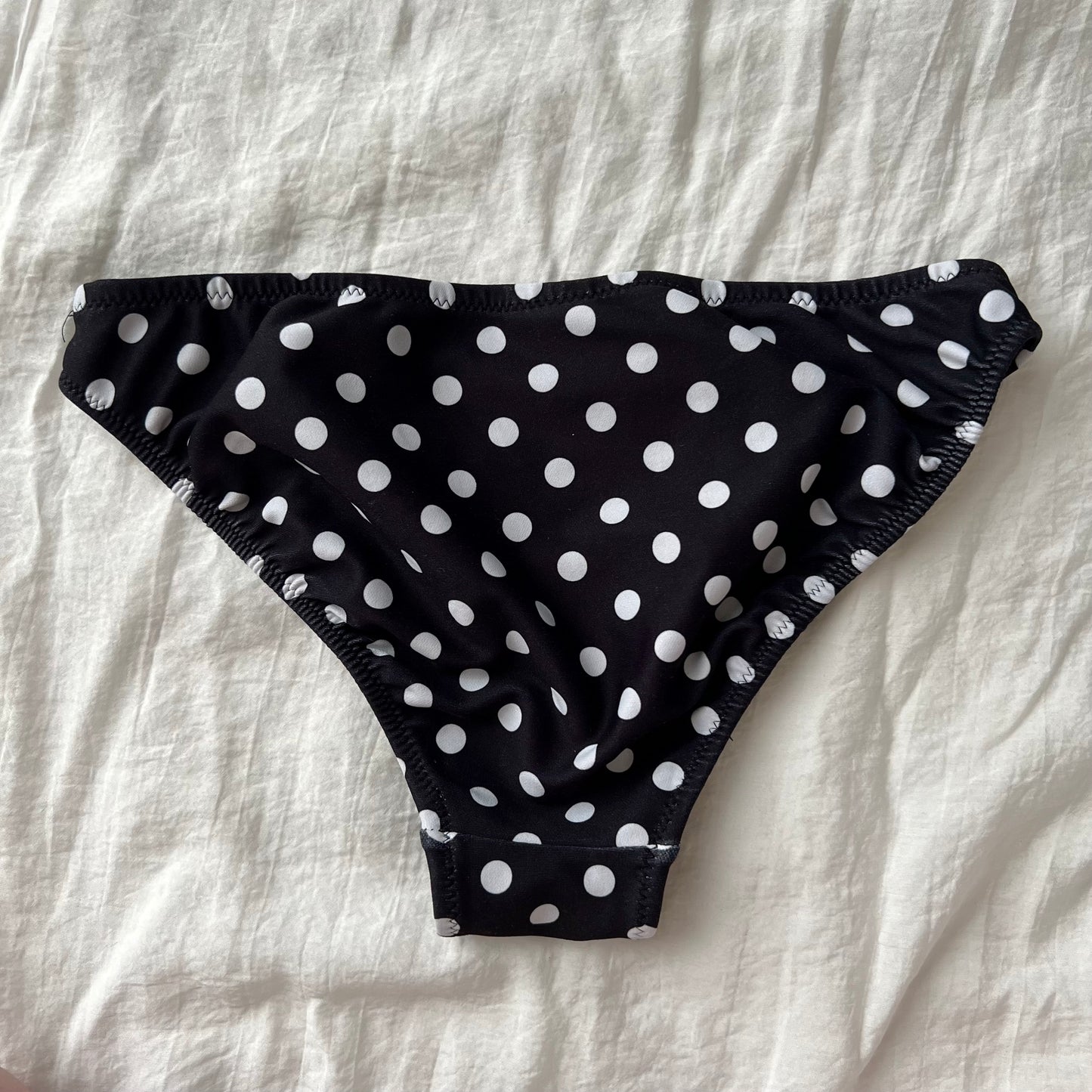 Black glittery bikini set