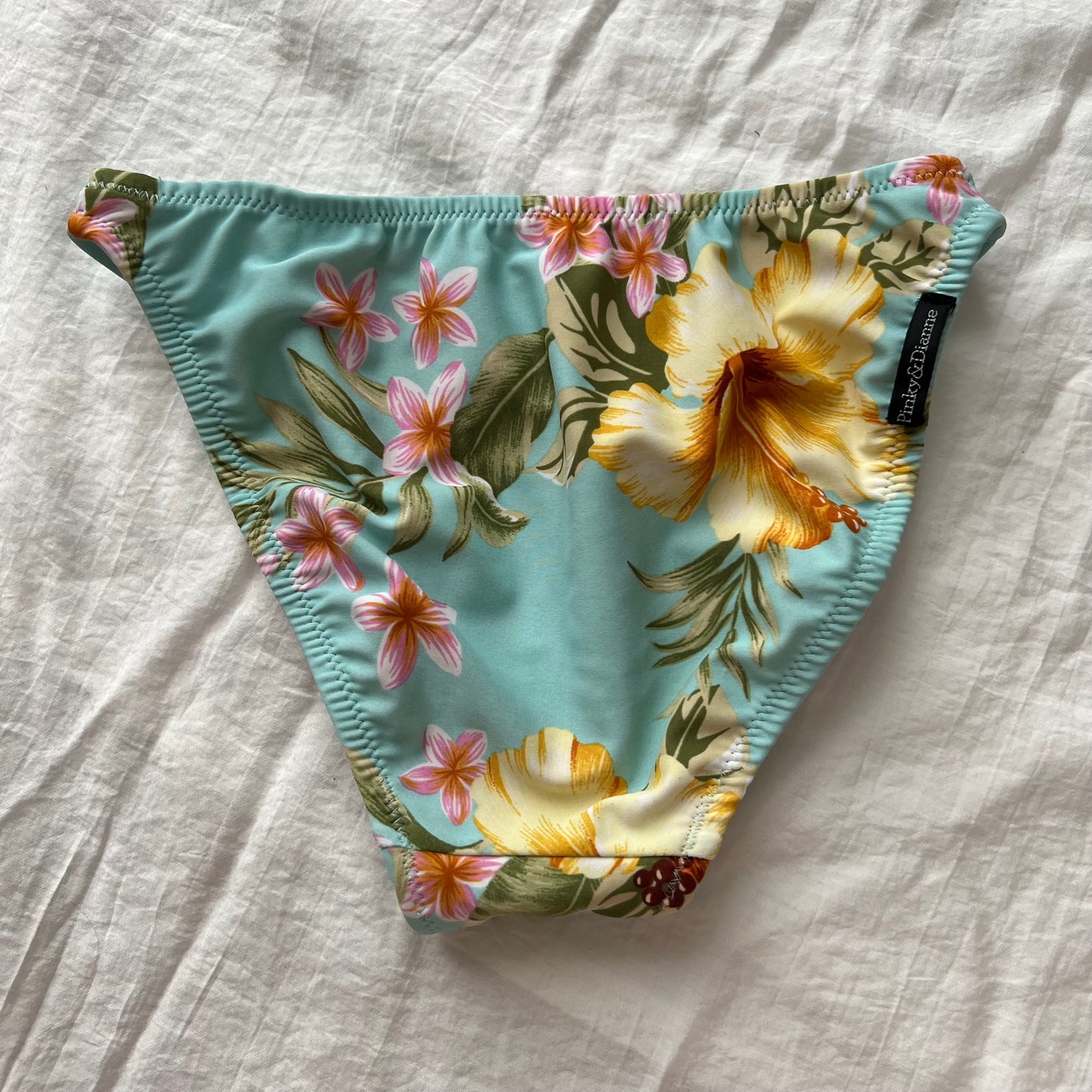Blue Floral bikini set