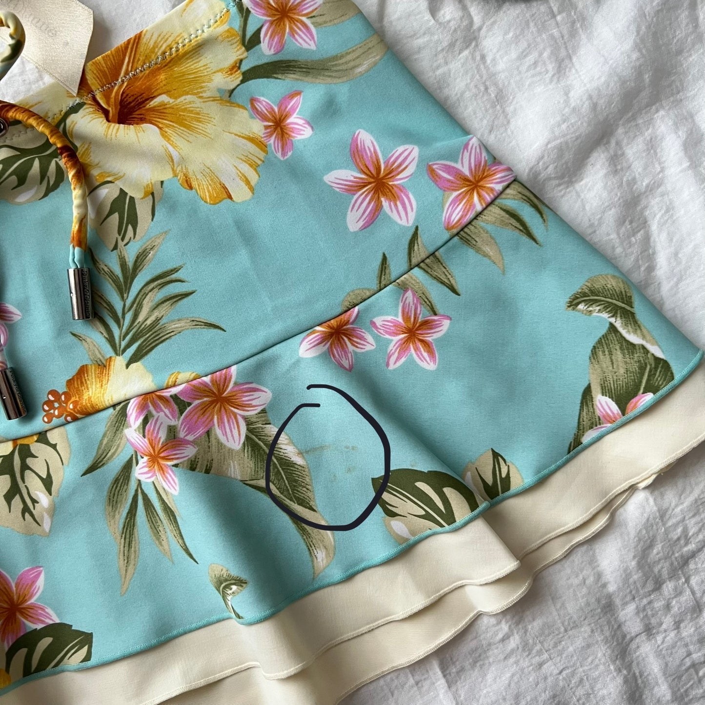Blue Floral bikini set