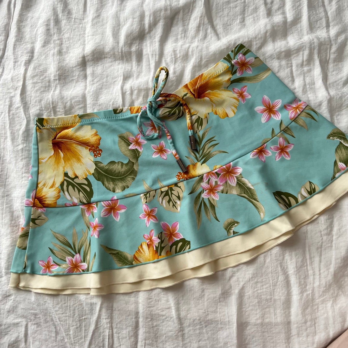 Blue Floral bikini set