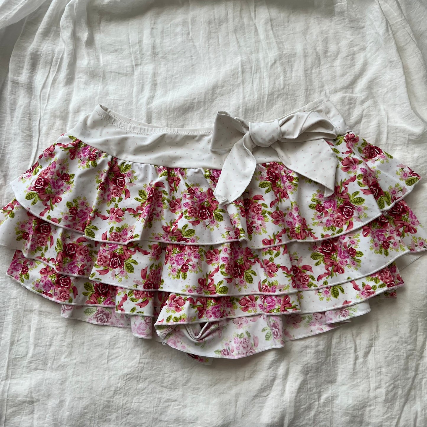 Women's Pink Floral Bikini-Tankini set