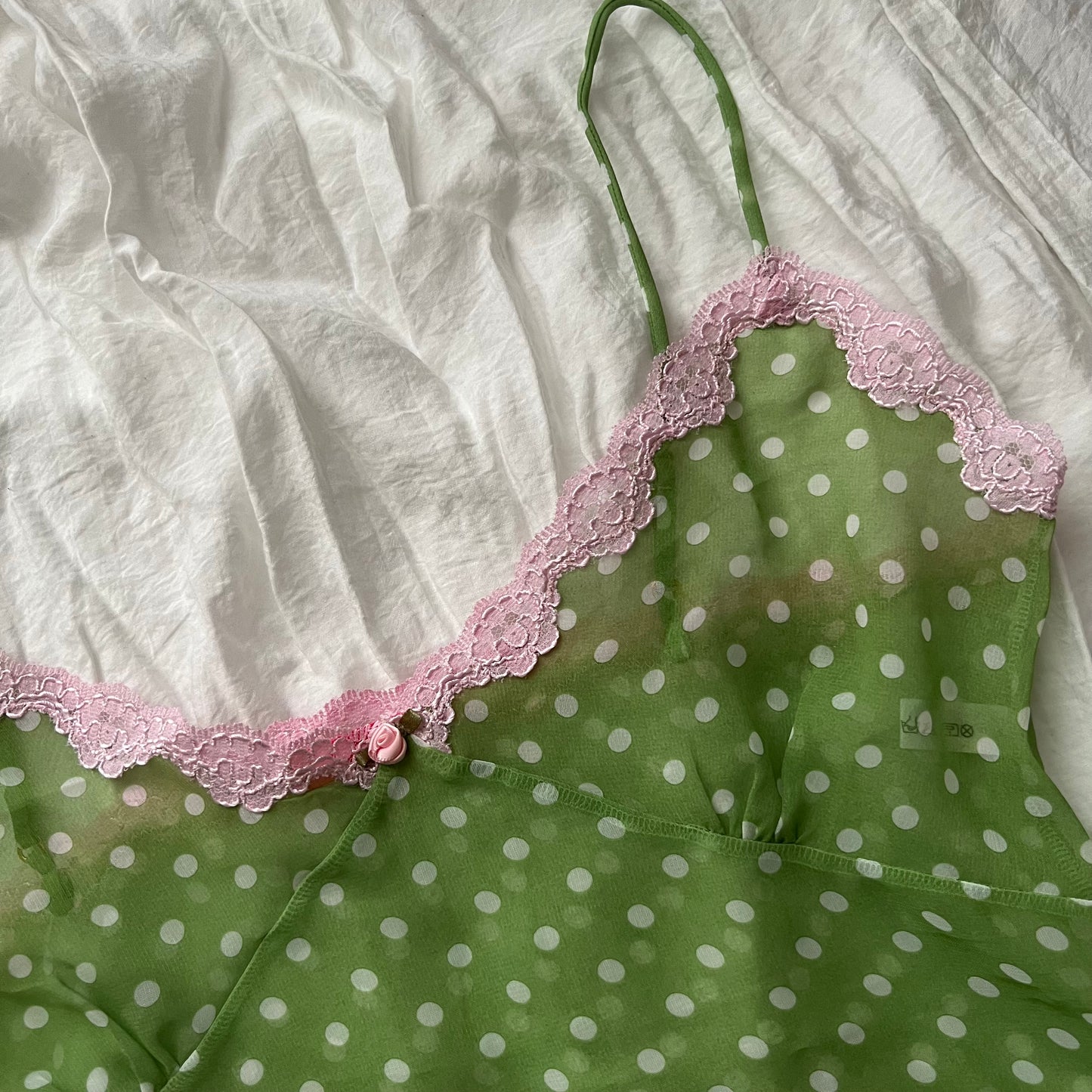Pink and Green Camisole