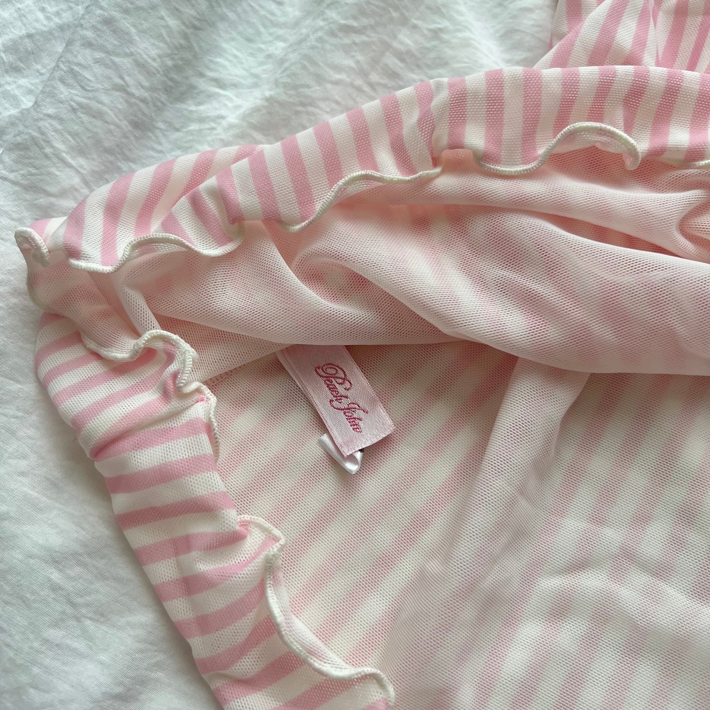 Cottage pink striped cami