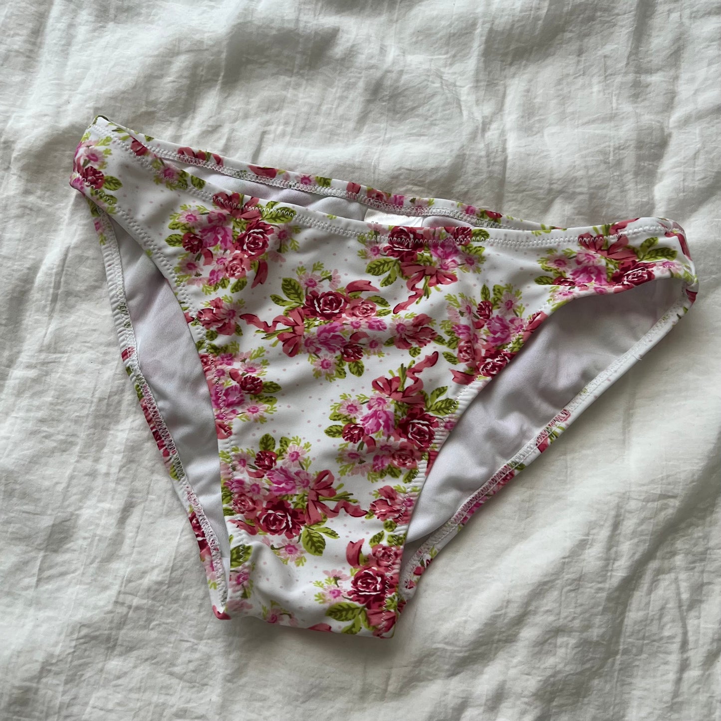 Women's Pink Floral Bikini-Tankini set