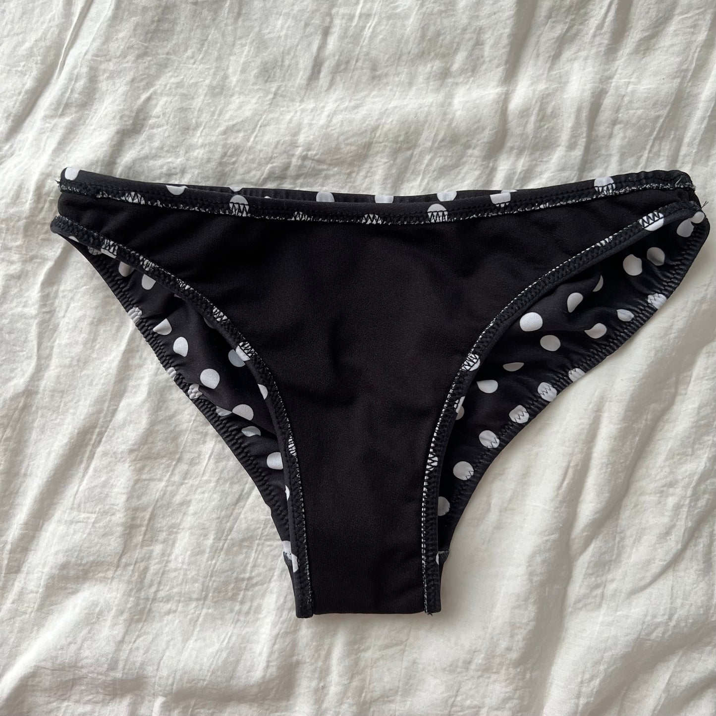 Black glittery bikini set