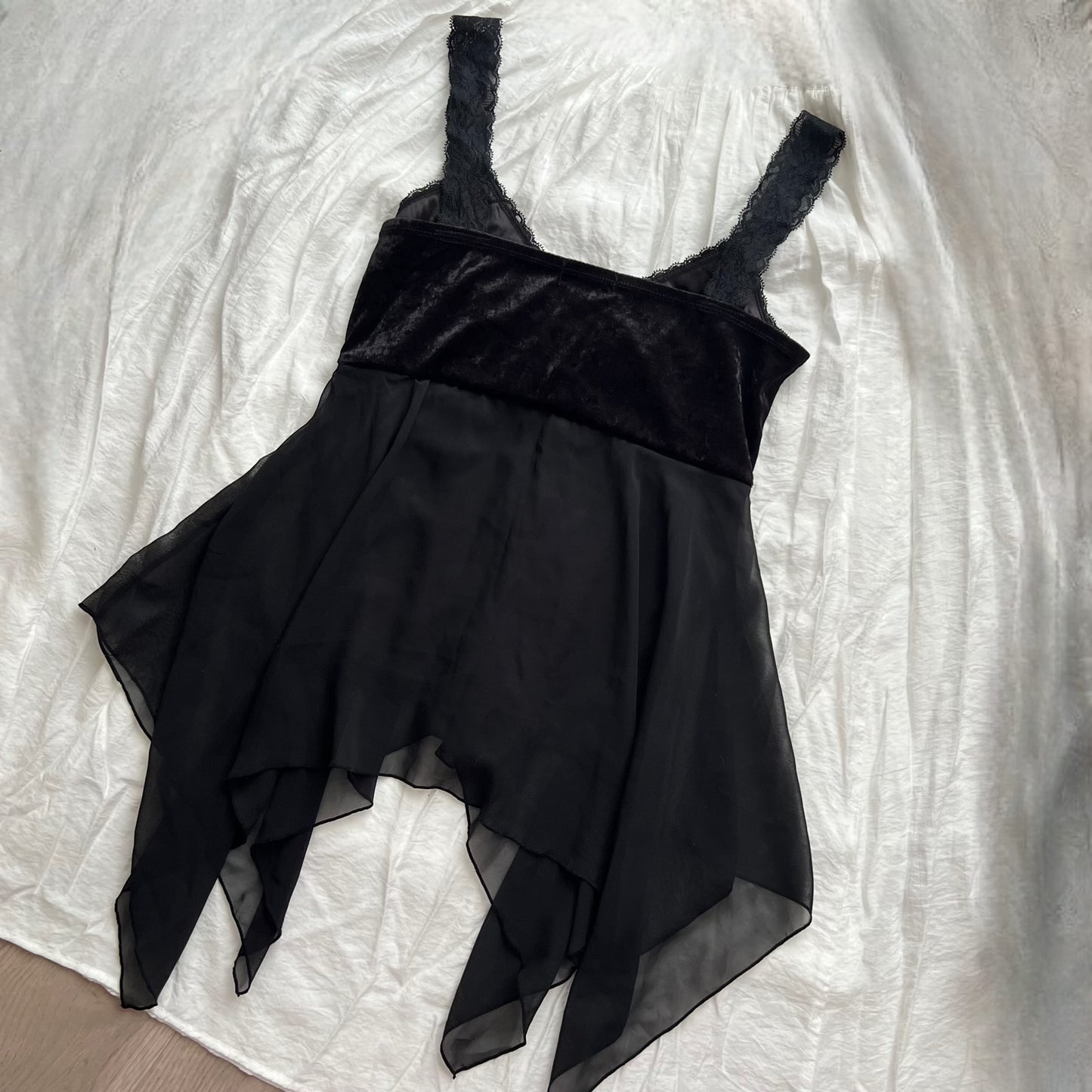 Black fairy lace cami