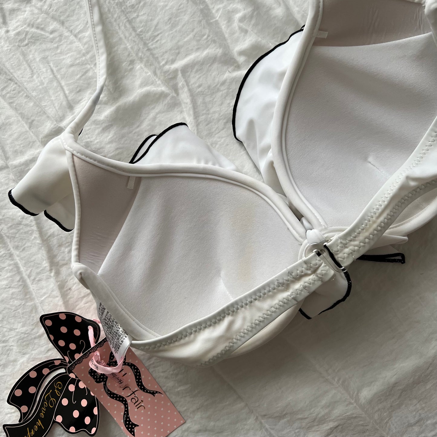 Lsize white bikini Set