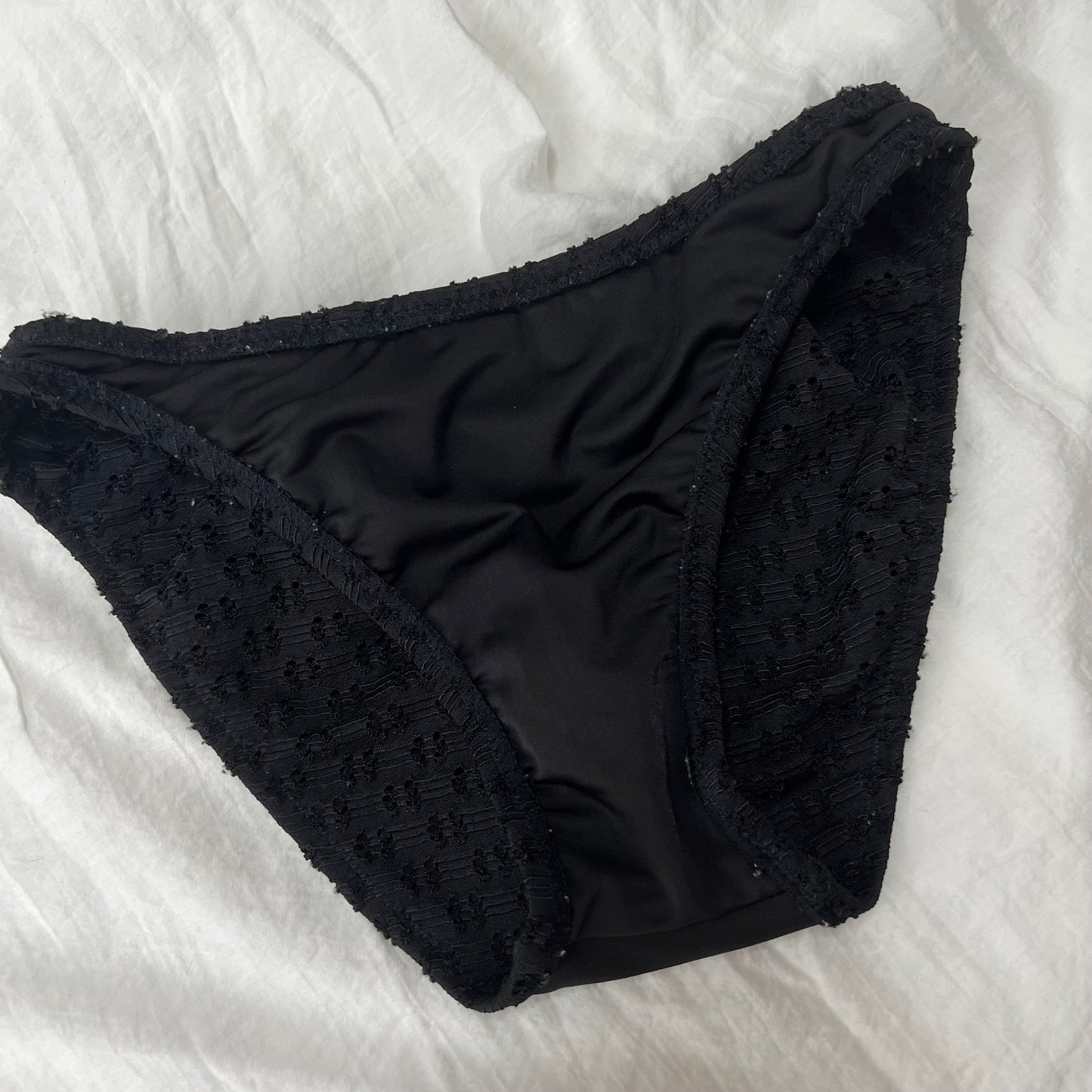 Women's Black Ruffle Bikini-Tankini set