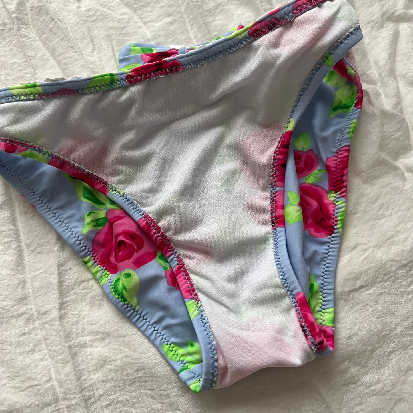 7S Light Floral lace bikini set
