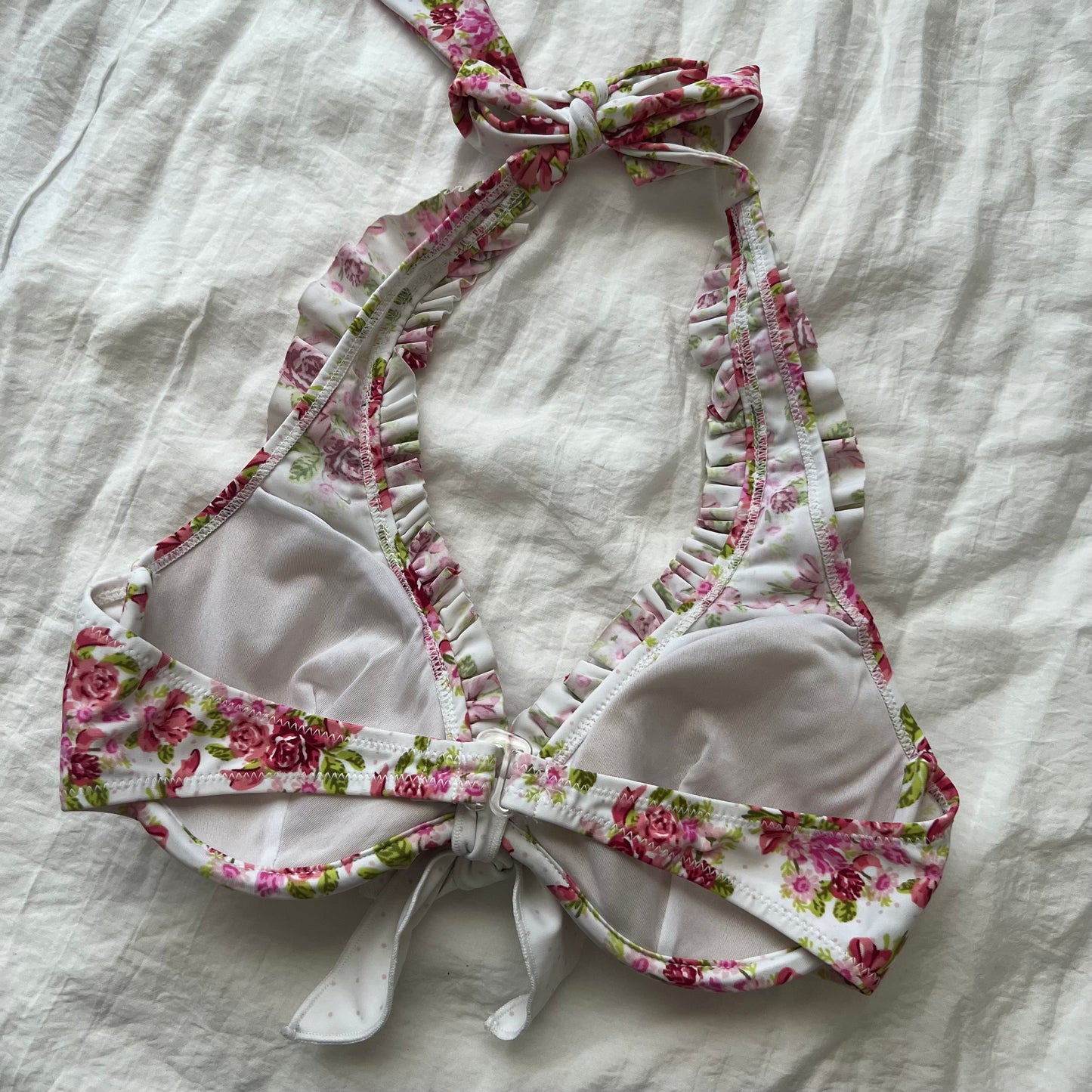 Women's Pink Floral Bikini-Tankini set