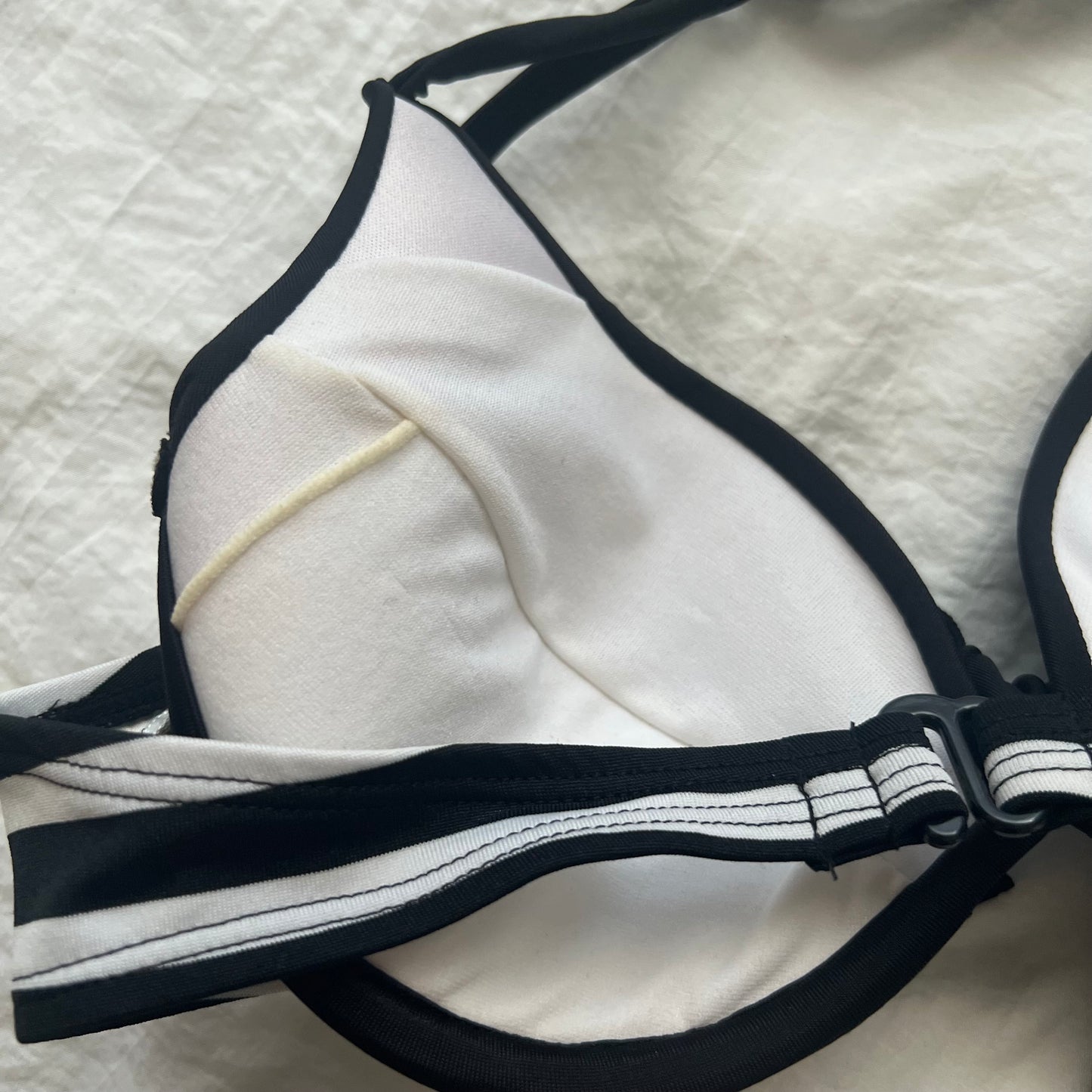 Women's Striped Bikini-Tankini set