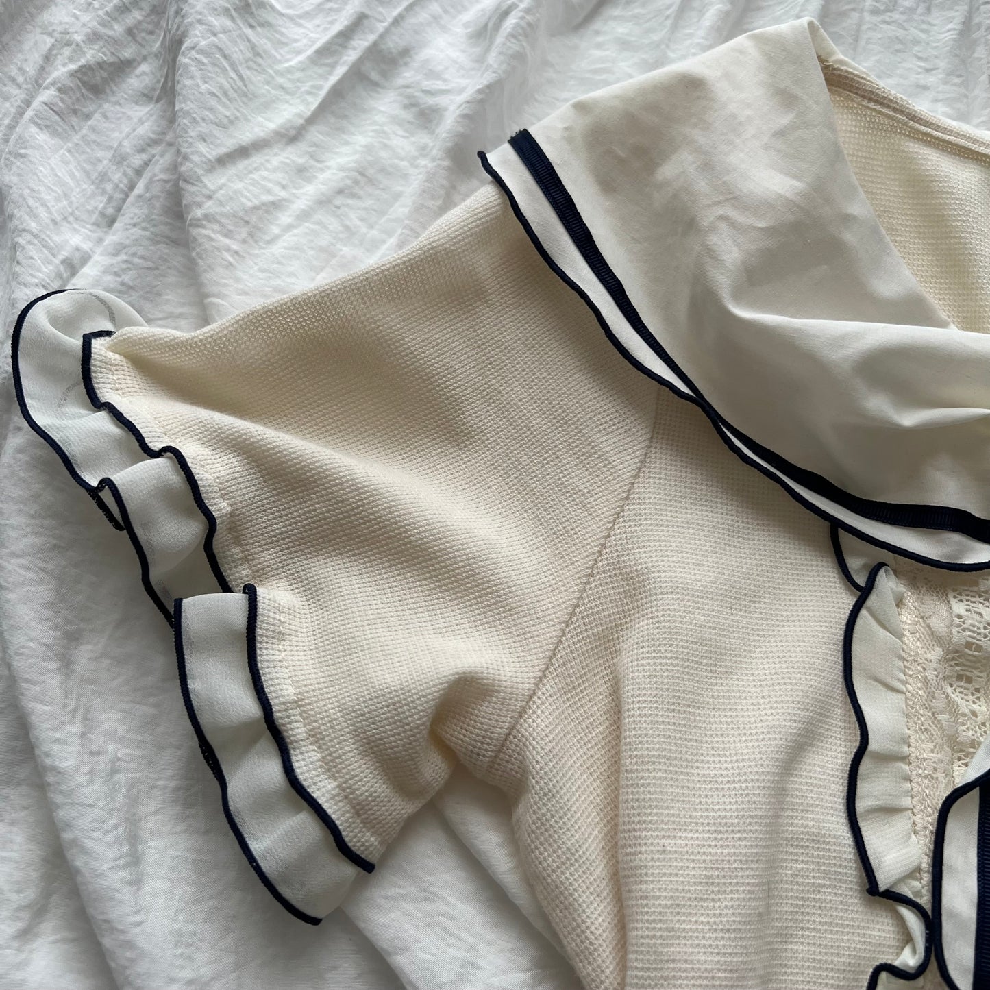 Axes Femme white sailor top