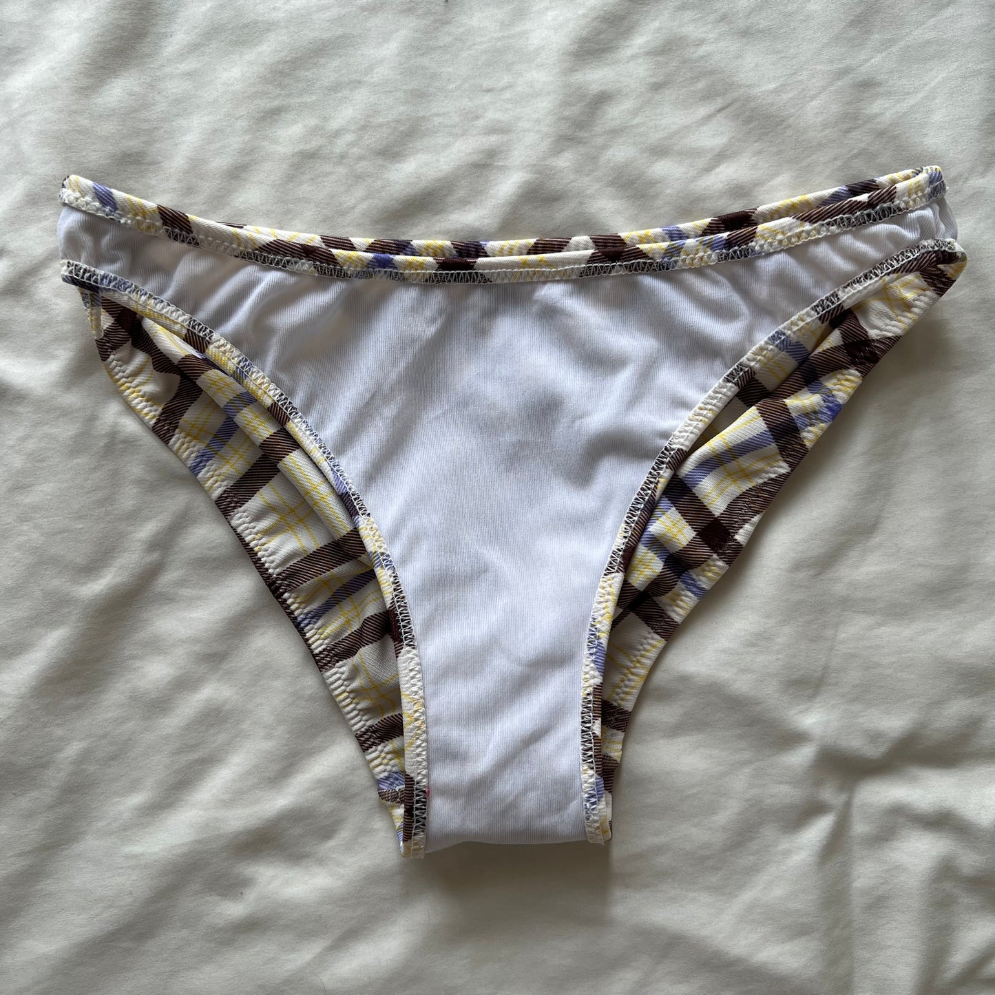 Plaid bikini set