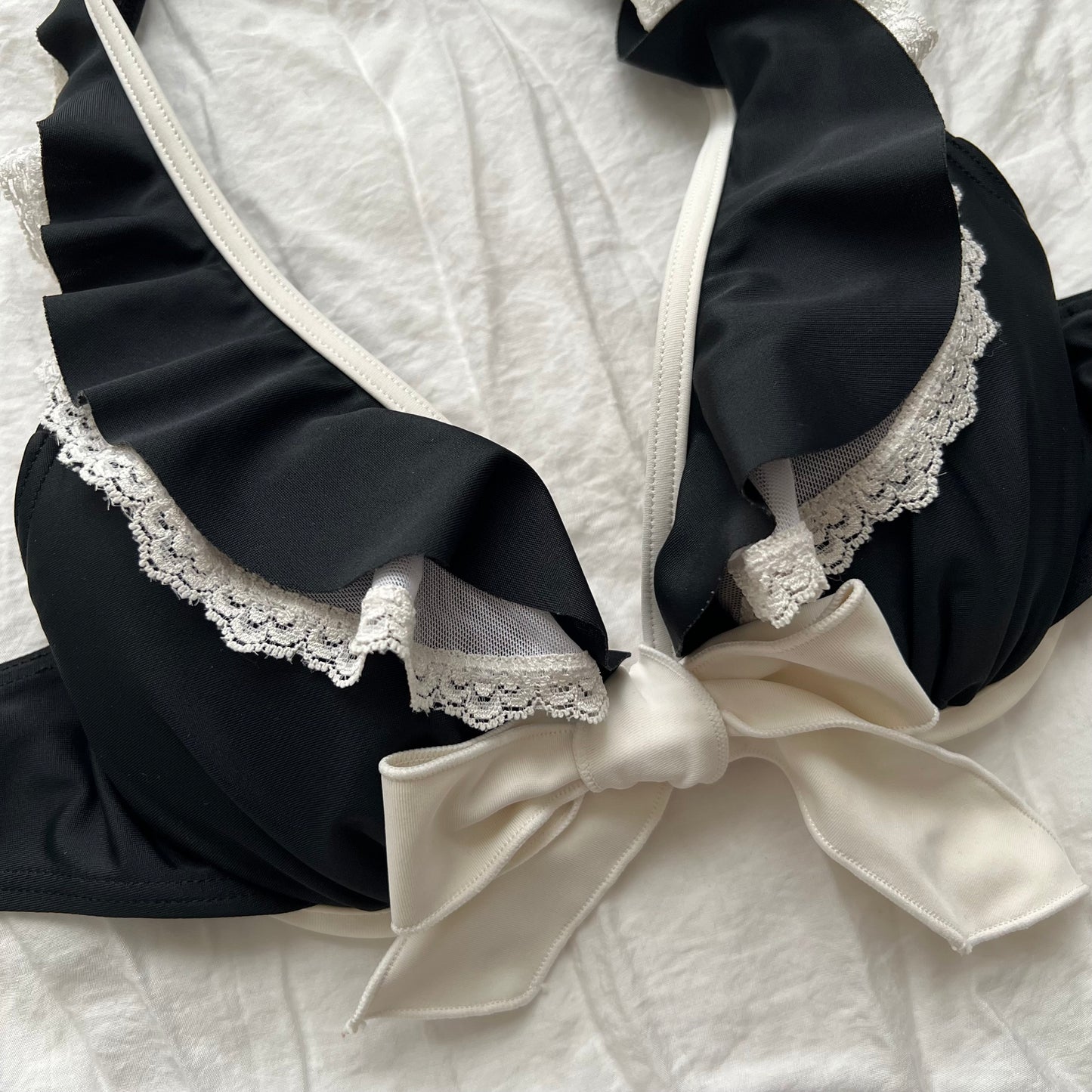 Black lacy bikini Set