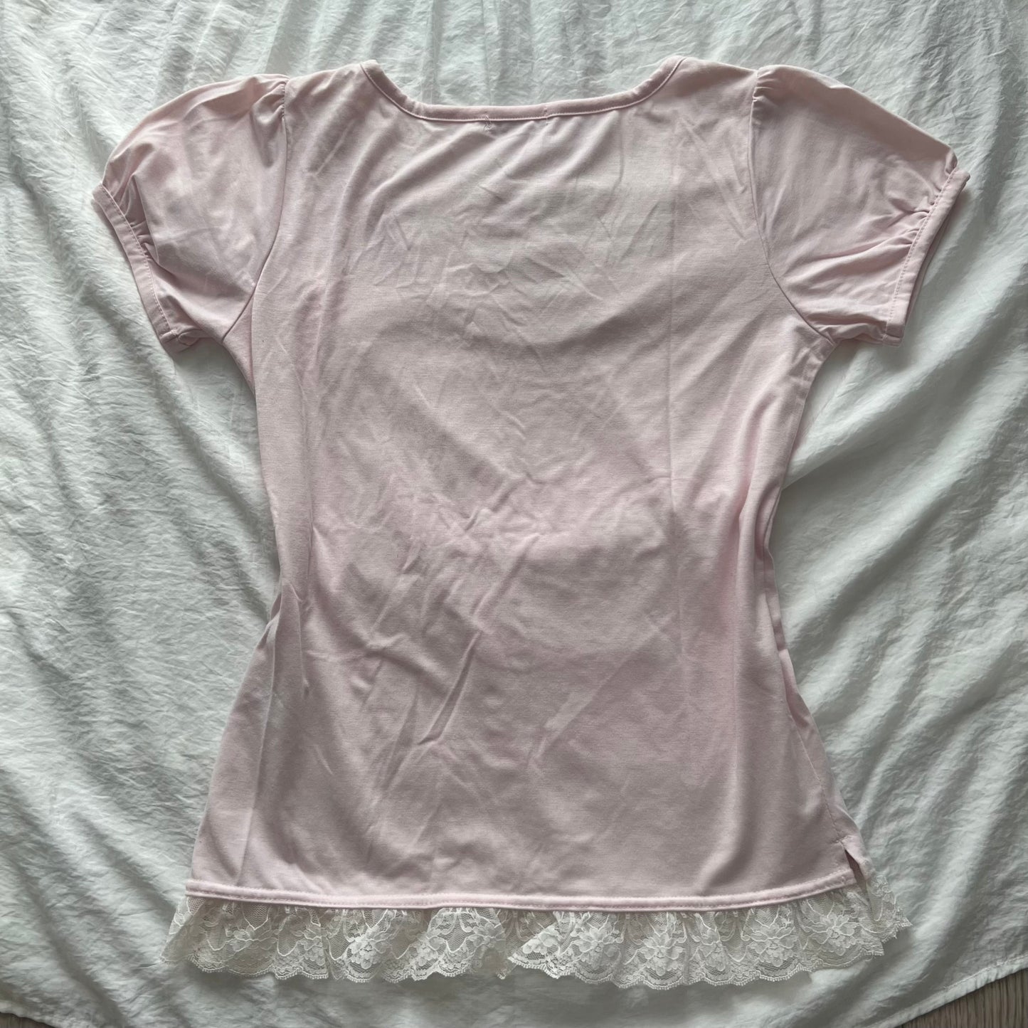 Milkmaid baby pink top