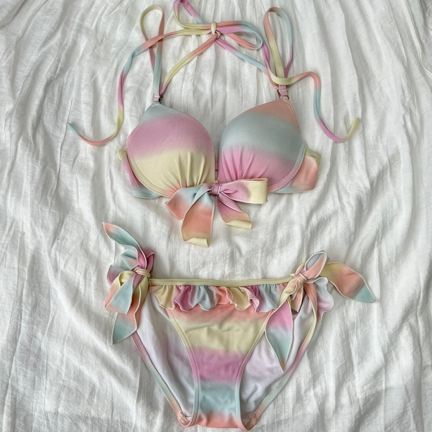 Women's Pink Bikini-Tankini set