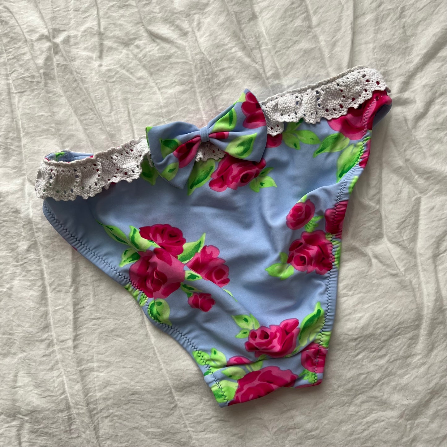 7S Light Floral lace bikini set