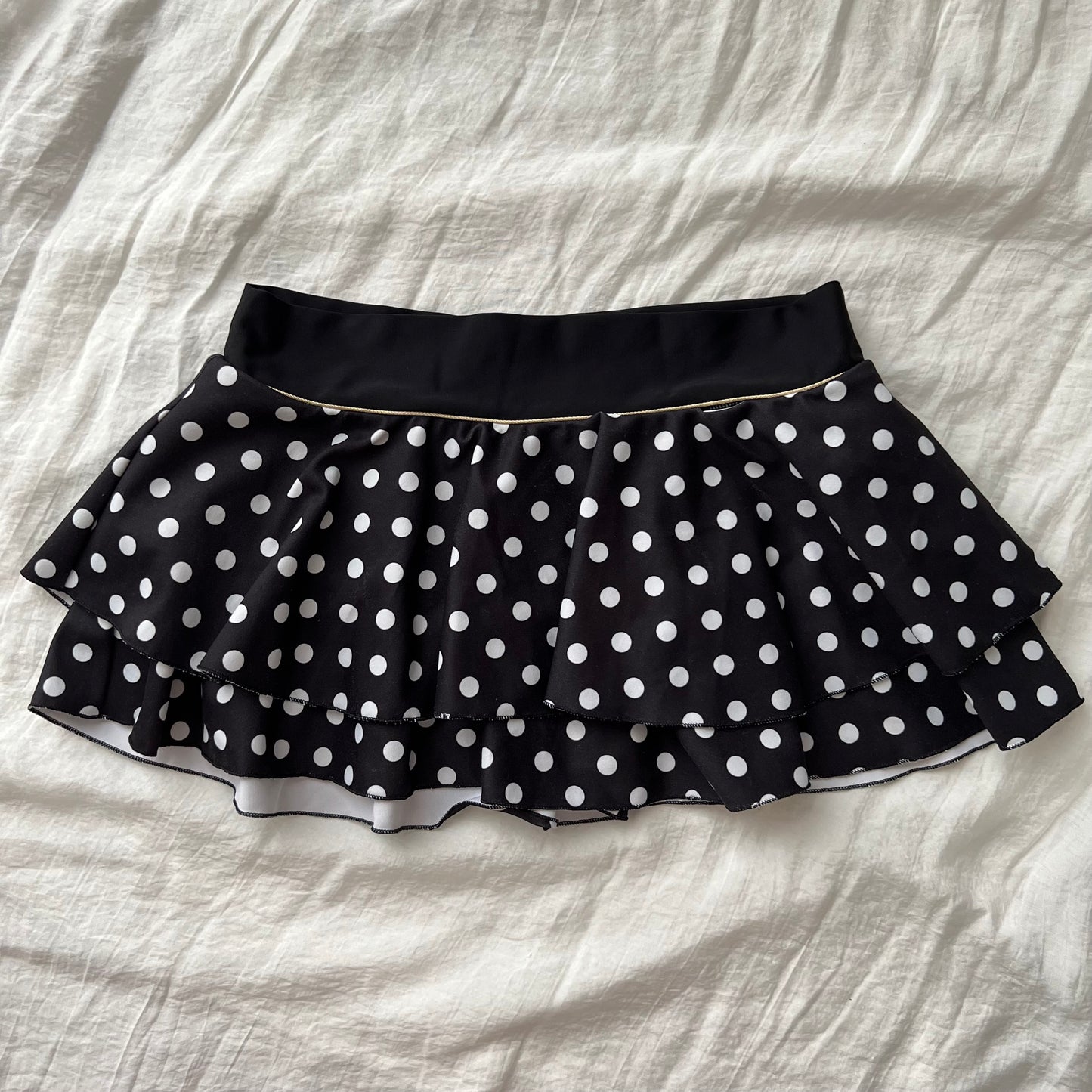 Black glittery bikini set