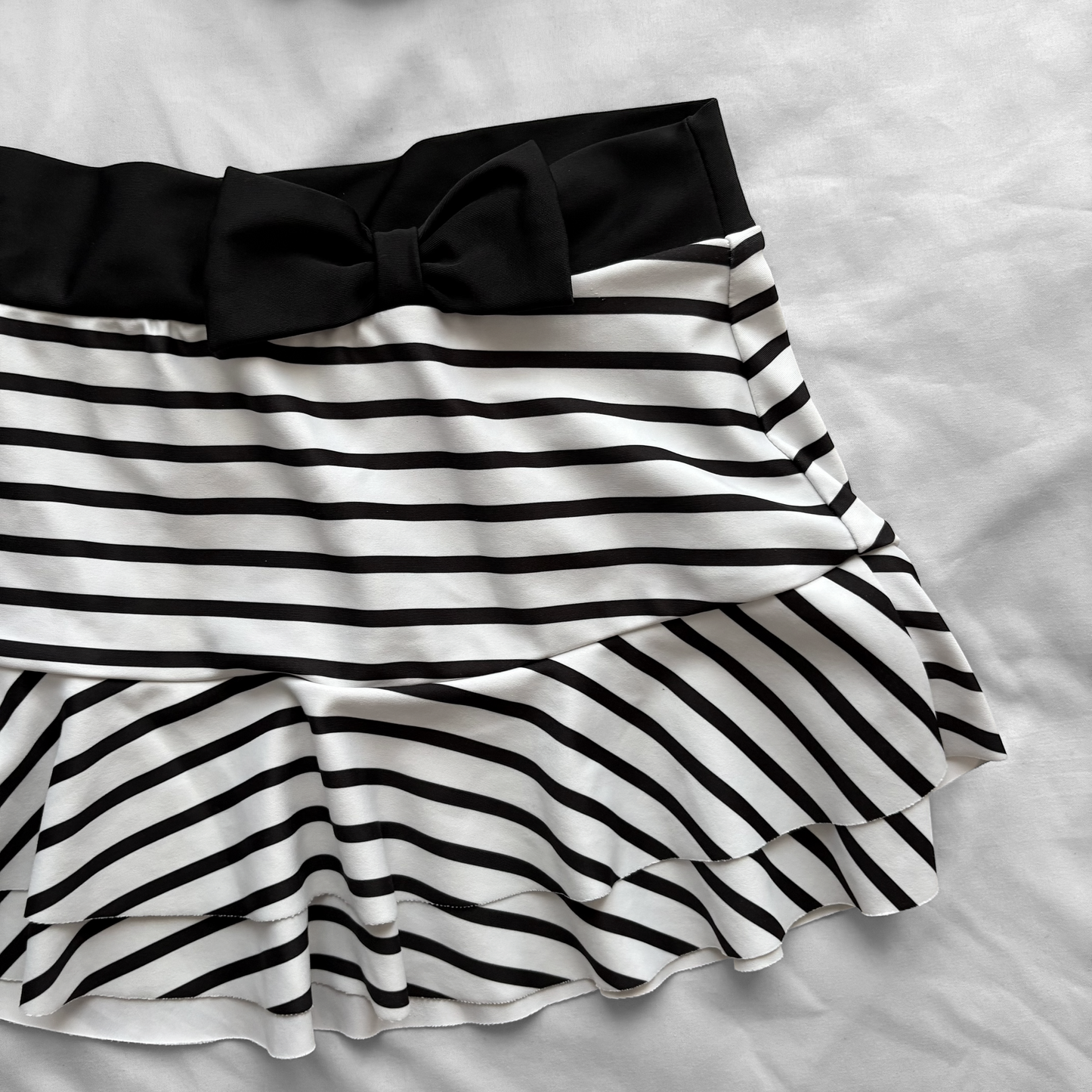 M size•Black & White stripes bikini Set