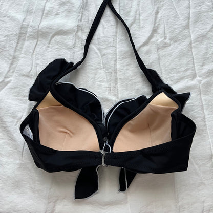 Bikini Black frilly Set