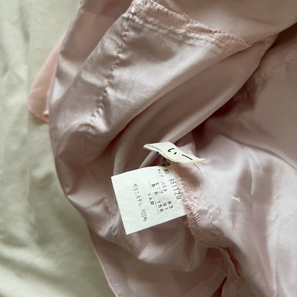 Pink frill layered dress