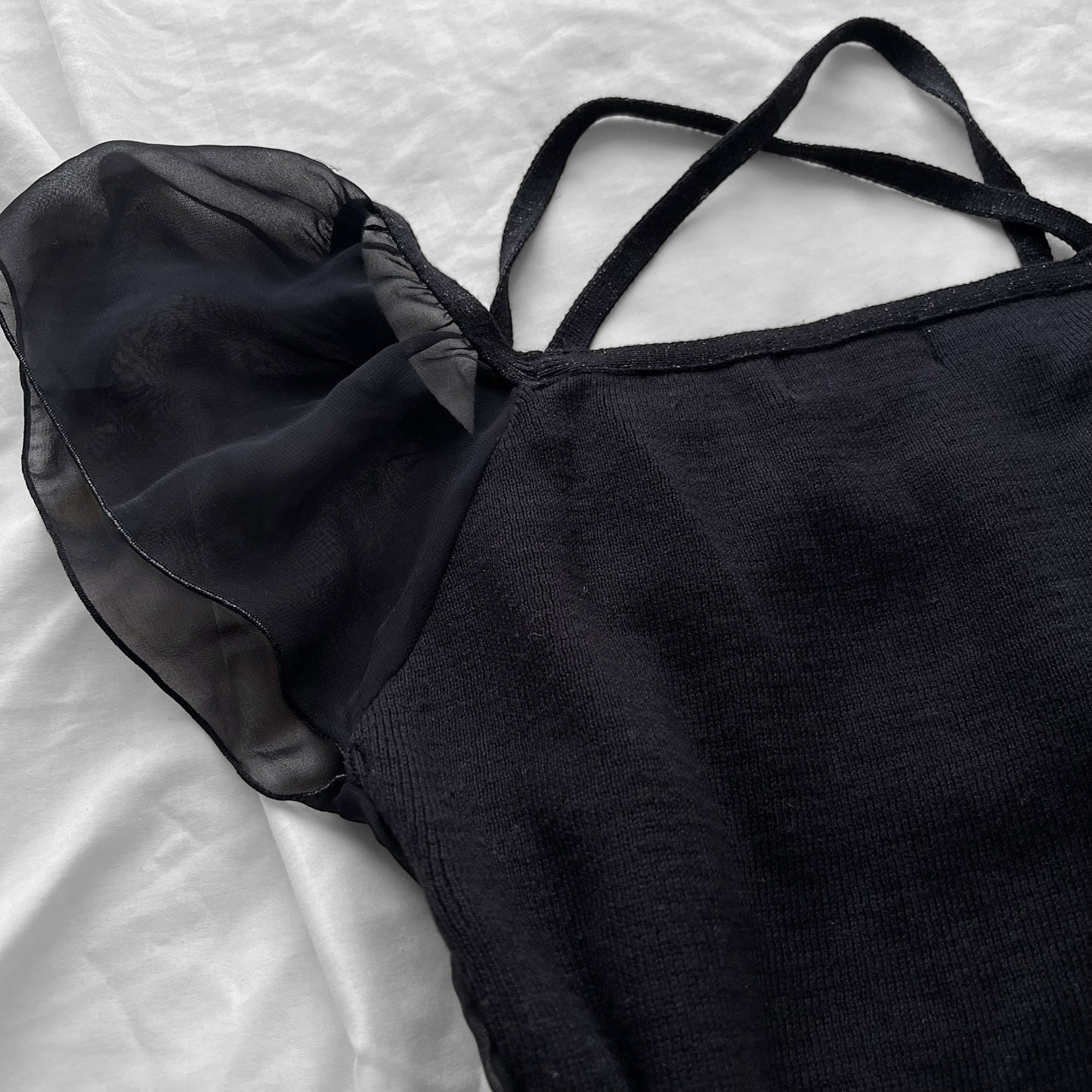 Rare Black frills top