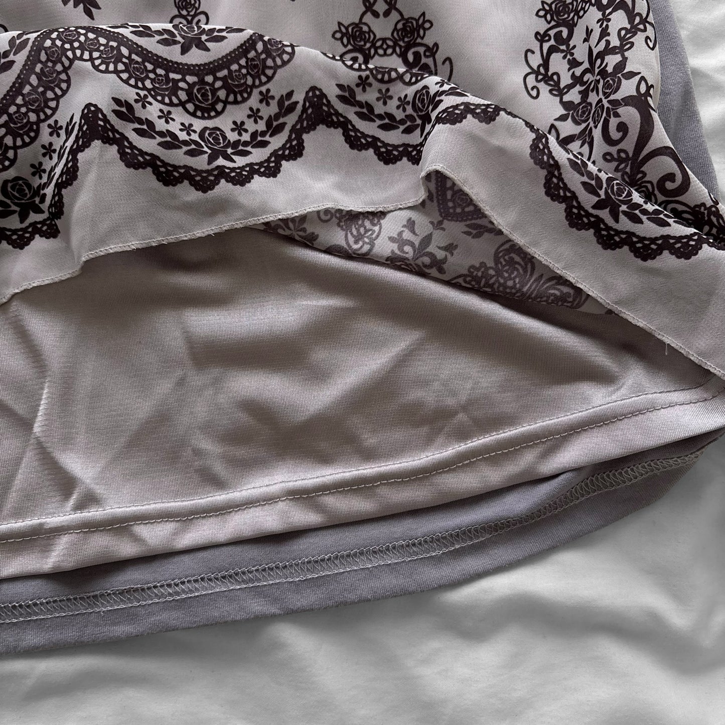 ‘Axes Femme’ Flowy Purple Top
