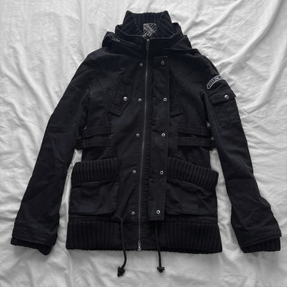 Military Style Hooded Jacket