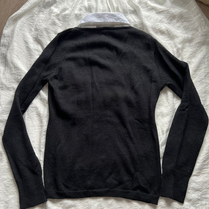 Black long sleeves knit
