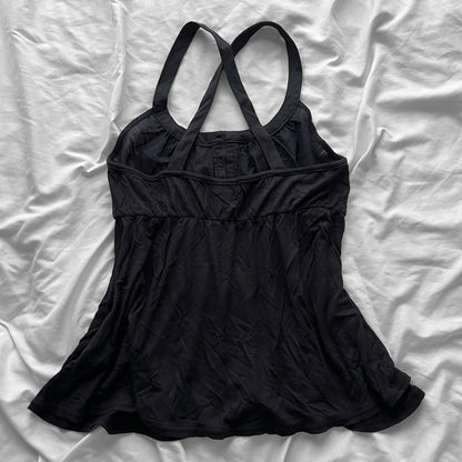 Black babydoll tank