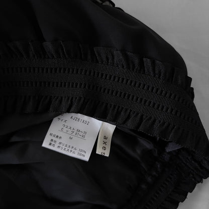 ‘Axes Femme’ Black Frilly Skirt