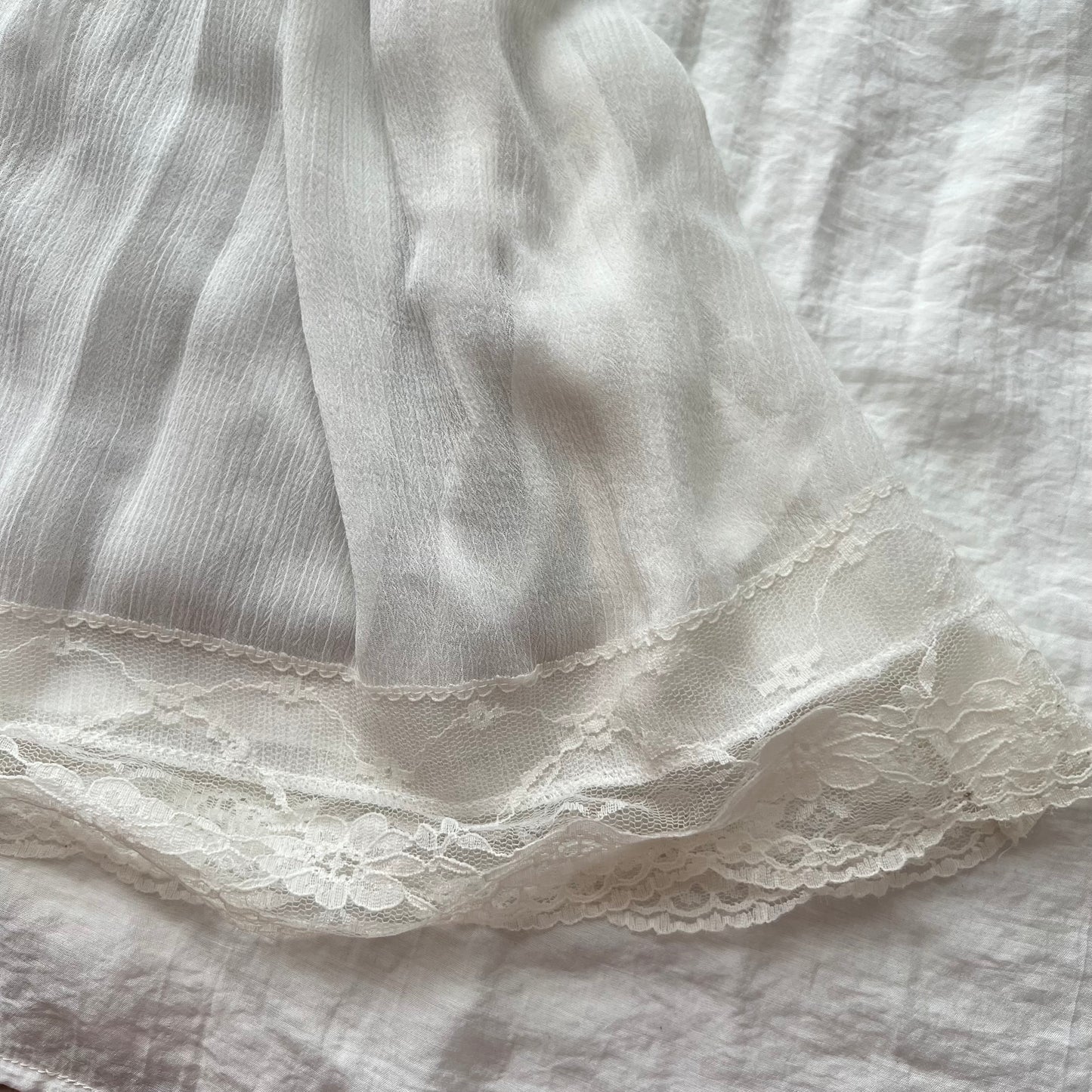 White lace cami babydoll