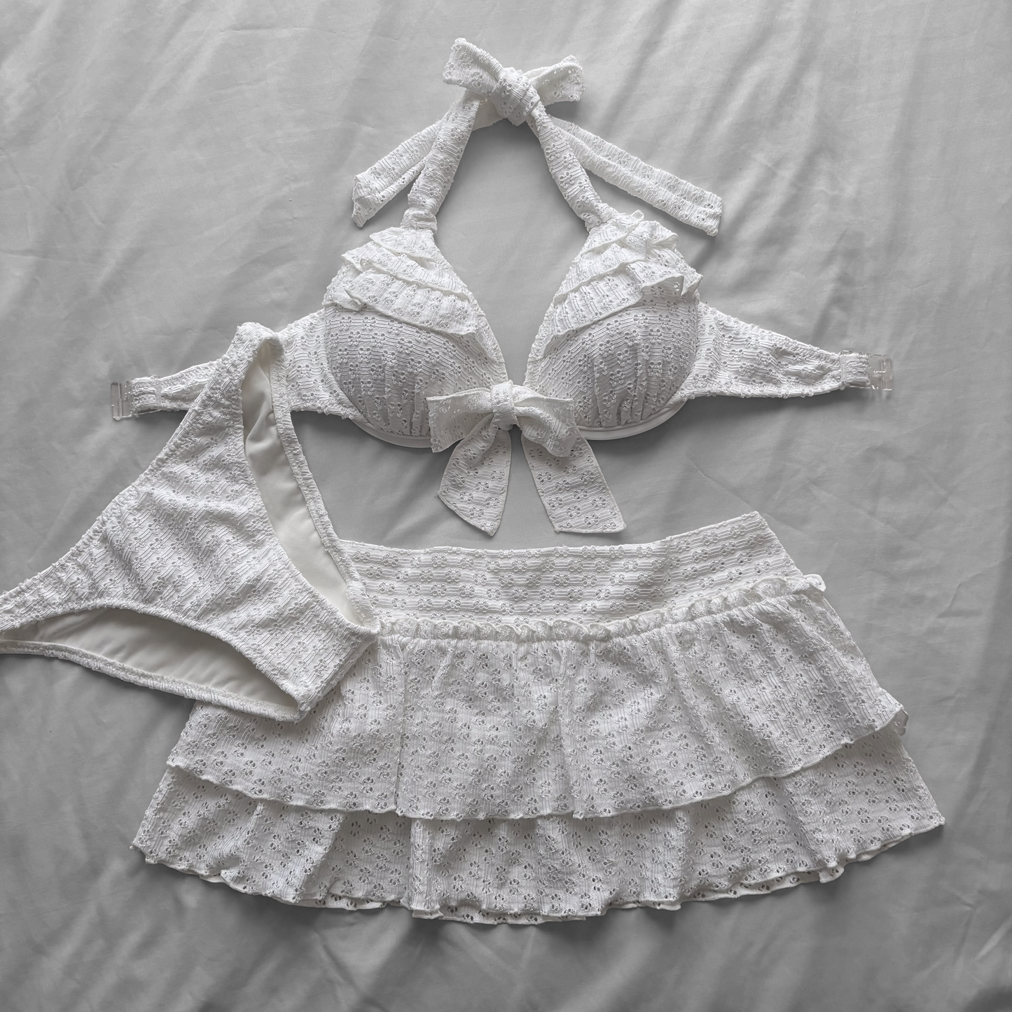 M size•Soft girl lace bikini Set