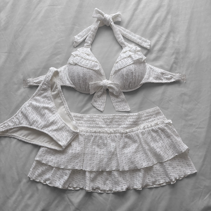 M size•Soft girl lace bikini Set