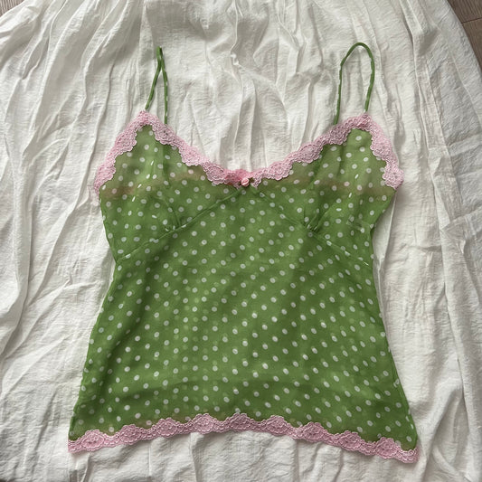 Pink and Green Camisole