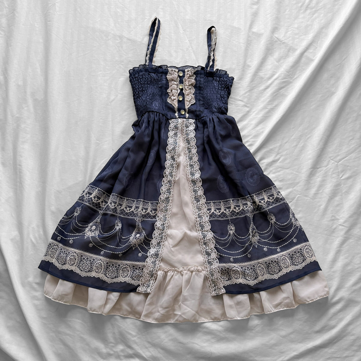 ‘Axes Femme’ Blue Romantic Dress