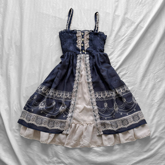 ‘Axes Femme’ Blue Romantic Dress