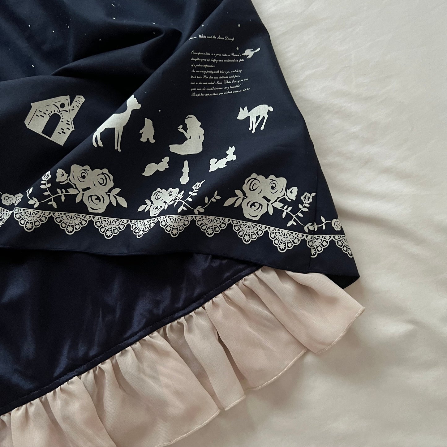 Dark coquette babydoll dress