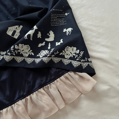 Dark coquette babydoll dress