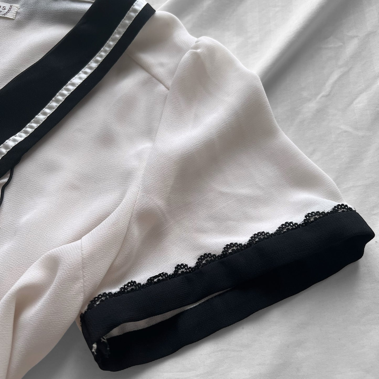 ‘Axes Femme’ Coquette Collar Top