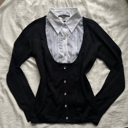 Black long sleeves knit