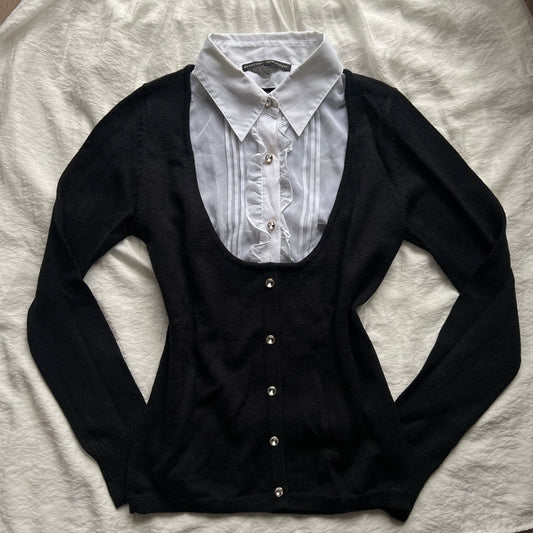 Black long sleeves knit